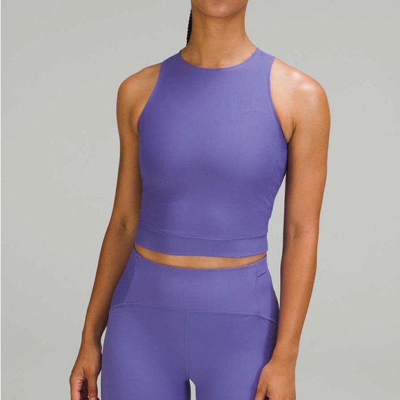 lululemon athletica Tops - NWT Lululemon SenseKnit Running Tank Top
Charged Indigo